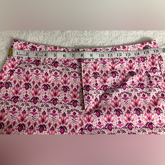 Stella Parker Bermuda Shorts Stretch High-Rise Pockets Color Pink Size 8 NWT - Picture 3 of 14